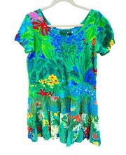 JAMS WORLD SEA FLOWER VINTAGE TUNIC DRESS