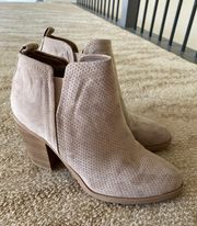 Tan Suede Booties