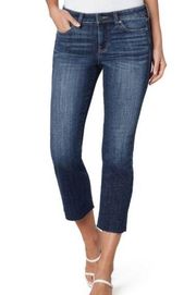 LIVERPOOL Hannah Cropped Flare Leg Jeans 8/29 Somerville NWT