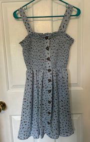 Light Blue Floral Dress