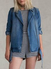 Warrior Oversized Slouch Jean Jacket