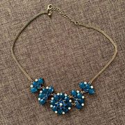 Light Blue Flower Necklace