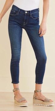 //  Le Skinny De Jeanne Crop Jeans in color Lennox (Dark Wash)