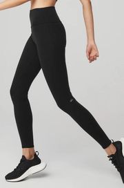 Alo Yoga NWT  High Waisted Airbrush Leggings Black Size XXS