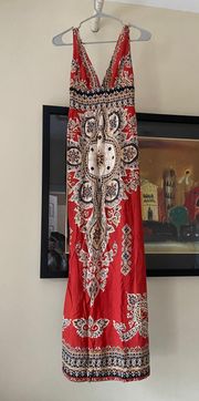 Boho Western Y2k Maxi Dress 