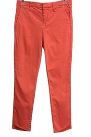 J Brand Ankle Jean Orange Pants Size 25
