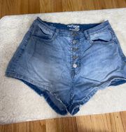 High Waist Denim Shorts