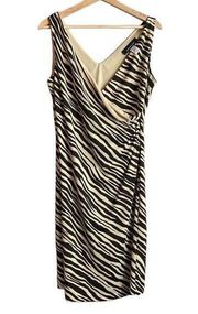 Jones New York 90s zebra dress