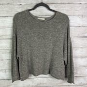 Alice + Olivia Wool Blend Gray Sweater