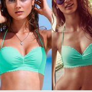 32DD- Sundazed Swim top Scallop Edge Seafoam