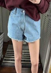 Levi’s [] 1980s Light Wash 550 Denim Cut Off Shorts- Size 12