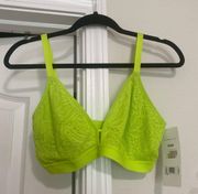 Target  Yellow Lime Green Lively Bralette