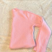 Vintage pink knit sweater