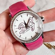 Fuchsia & Crystal Watch