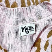 Show Me Your Mumu Cliffside Pink Cheetah Leopard Print V Neck Knit Sweater Top 