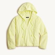 NWT J. Crew Terry V-Neck Hoodie