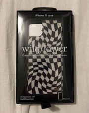 Wild Flower iPhone 11  Crazy Checkered Case