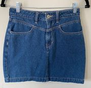 Ultra High-rise Jean Skirt Size 1