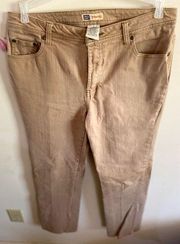 Faded Glory Desert Tan Jeans- 12