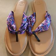 Matilda Jane Clothing Purple Floral Sandals Size 10