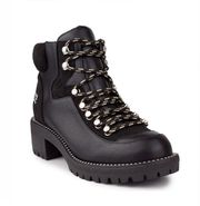 Black Indulgence Hiker Boots