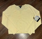 Xlarge soho apparel NWT yellow cardigan