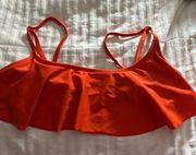 Orange bathing suit top from Old Navy