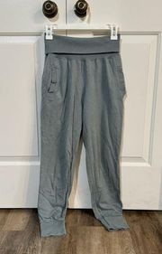 Young Fabulous & Broke High Wasted Light Teal Sweatpants Size S