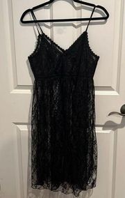 English factory lace slip dress