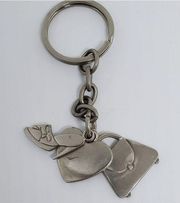 Nine West Silver Colored Keychain