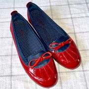 L. L. Bean Red Loafers