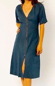 Amuse society Porter midi dress medium NWOT blue