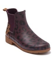 Chelsea leopard print boot