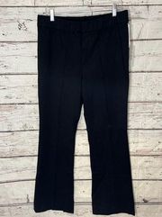 WORTHINGTON Ultra Ponte Stretch Wide Leg Pull On Trousers Black-Large