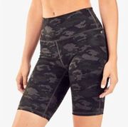 Fabletics  | Define PowerHold® Camo Print High-Waisted Bike Shorts Sz XS