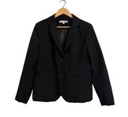 Larry Levine Black Two Button Blazer Size 14