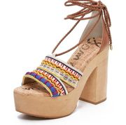 Sam Edelman Mel Platform Sandal Saddle Leather Platform 6