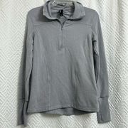 Mondetta Gray Quarter Zip Pullover Size Medium