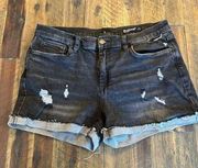 Blank NYC the Fulton roll up short size 30 charcoal wash distressed