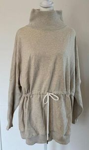 NWOT VARLEY Adelaine Drawstring Mockneck Sweatshirt Size L (pullover)