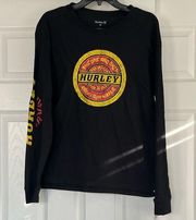 🍂HURLEY long sleeve logo graphic tee🍂