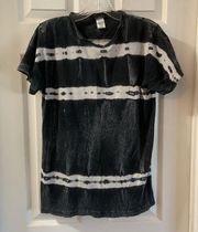 Life Clothing Co Black/White Dye Crew Neck tee S