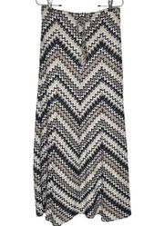 NEW Calypso St Barth Plancilla Chevron Crochet Maxi Skirt Size XS