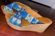 Blue Beach Wedges 