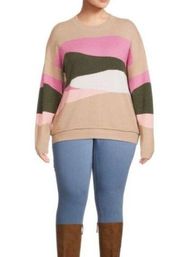 Terra & Sky Sweater(Size 1X)