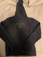 Purdue Heather Gray Hoodie - Size Small