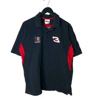 Vintage Chase Authentics Dale Earnhardt #3 Polo Shirt Tee Nascar Red Black Large