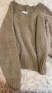 Full Circle Popcorn Brown Sweater