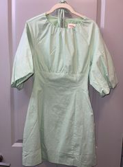 Mint Tie Dress