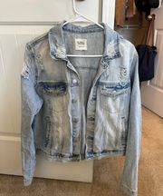 Distressed Jean Jacket